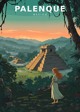 Palenque Mexico Mayan Ruins