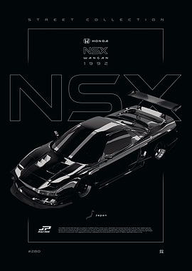 Honda NSX 1992 Poster