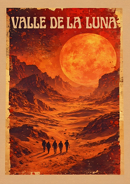 Valle de la Luna Poster