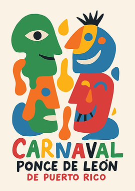 Carnaval Puerto Rico Poster