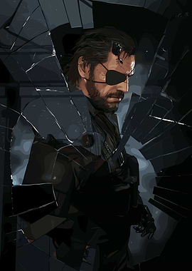 Snake Through Broken Glass