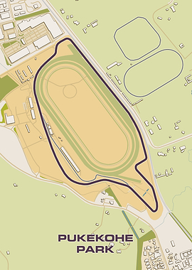 Pukekohe Park Map