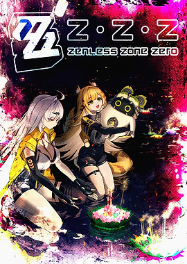 Zenless Zone Zero Characters with Cake