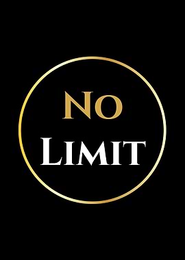 No Limit Text Art