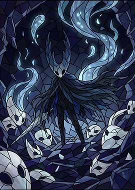 Hollow Knight Stained Glass Art