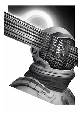 Astronaut inside a black hole