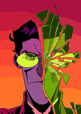 Shattered Man Portrait