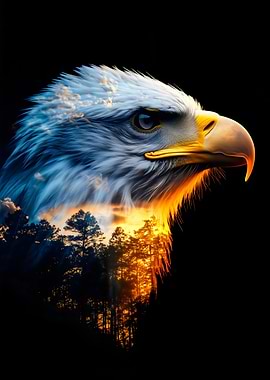 Bald Eagle Silhouette Photography