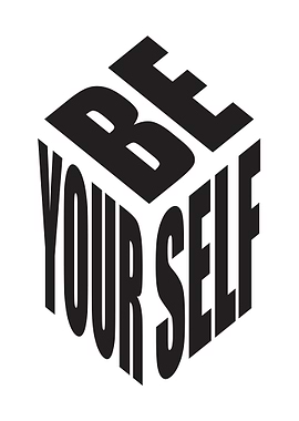 Be Yourself Text Art