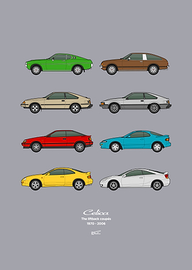 Celica Liftback Coupes 1970-2006 Collection