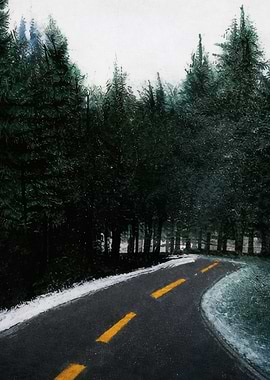 Road Through a Dark Forest