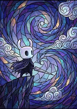 Hollow Knight Stained Glass Art