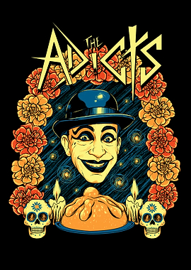 The Adicts Day of the Dead Art