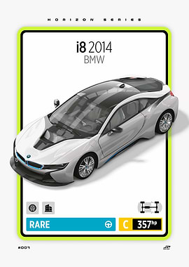 BMW i8 2014 Card