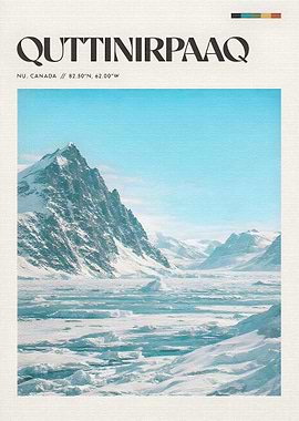 Quttinirpaaq National Park Poster