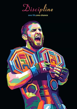 islam Makhachev wpap art