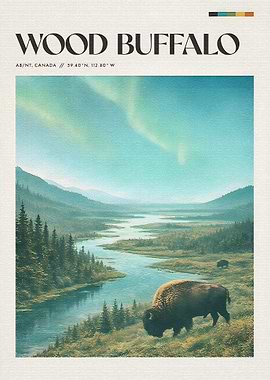 Wood Buffalo National Park Landscape