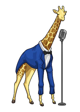 Giraffe Singer Microphone