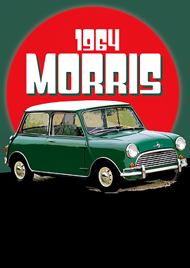 1964 Morris Mini Cooper Poster