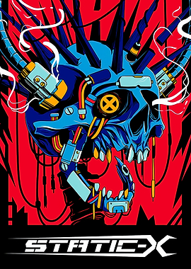 Static-X Cybernetic Skull