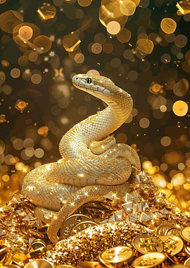 Golden Snake on Treasure