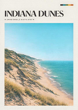 Indiana Dunes National Park Poster