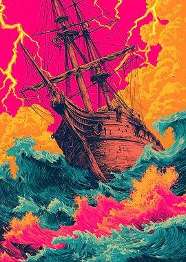 Ship in a Storm