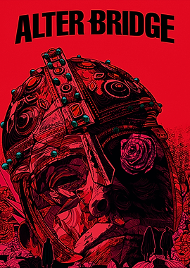 Alter Bridge Helmet and Figures