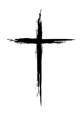Black Grunge Cross