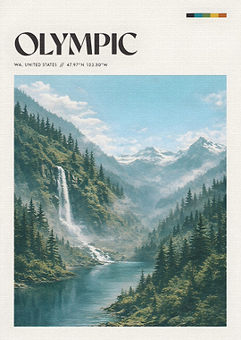 Olympic National Park Waterfall