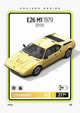 BMW E26 M1 1979 Card