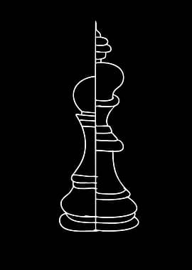 Split Chess King and Pawn
