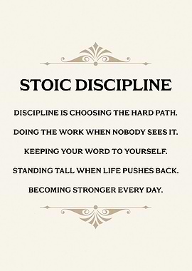 Stoic Discipline Quote