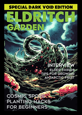 Funny Lovecraft Eldritch Garden Comic Cover
