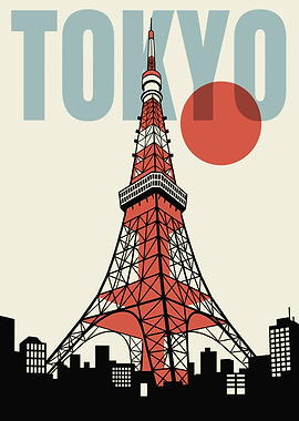 Tokyo Tower and Cityscape