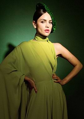 Eiza Gonzalez in Green Fashion