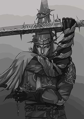 Penitent One with Crown of Thorns