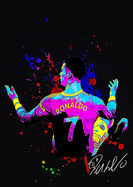 Cristiano Ronaldo Pop Art