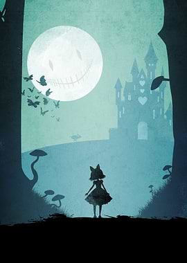 Girl in a Magical Forest