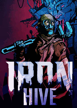 Iron Hive Sci-Fi Poster