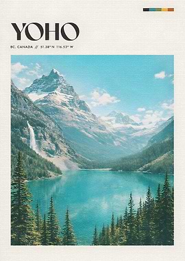 Yoho National Park Landscape