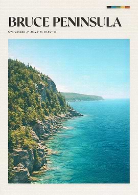 Bruce Peninsula Landscape Poster