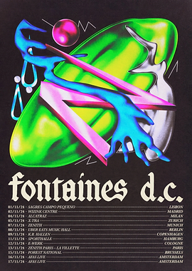 Fontaines D.C. Tour Poster