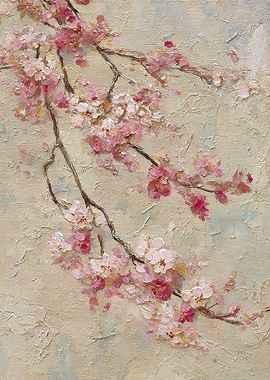 Cherry Blossoms Painting