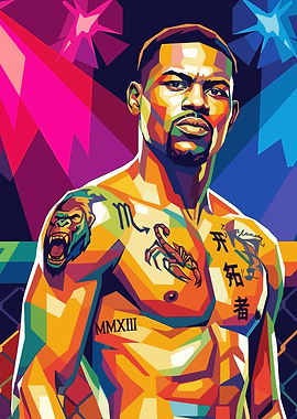 Jon Jones Pop Art Portrait