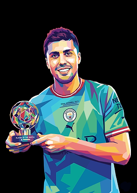 Rodri Football Player Champion