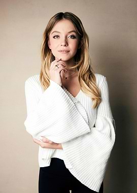 Sydney Sweeney in White Sweater