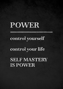 Power Self Mastery Quote