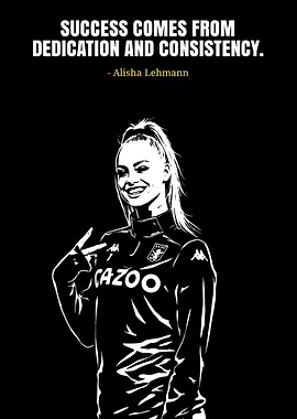 Alisha Lehmann Success Quote