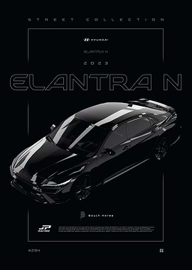 Hyundai Elantra N 2023 Poster